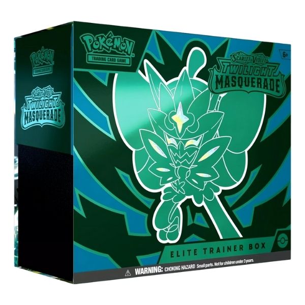 Pokémon TCG_ Scarlet & Violet – Twilight Masquerade Elite Trainer Box Pokémon TCG: Scarlet & Violet – Twilight Masquerade Elite Trainer Box