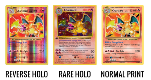 sample of pokemon cards