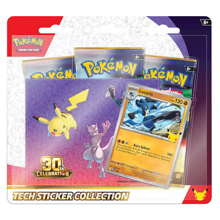 30th Celebration 3-Pack Blister Lucario New Release 2026