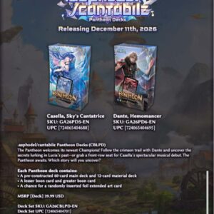 Asphodel/Cantabile Pantheon Deck Set [PREORDER] | Release DEC 2026